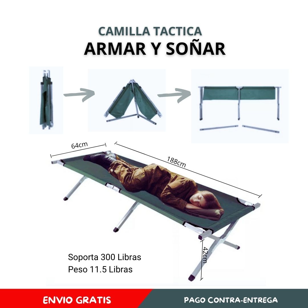 Camilla Táctica Militar Liviana