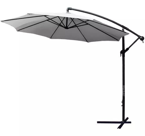 Parasol Sombrilla 3M Soporte Pedestal
