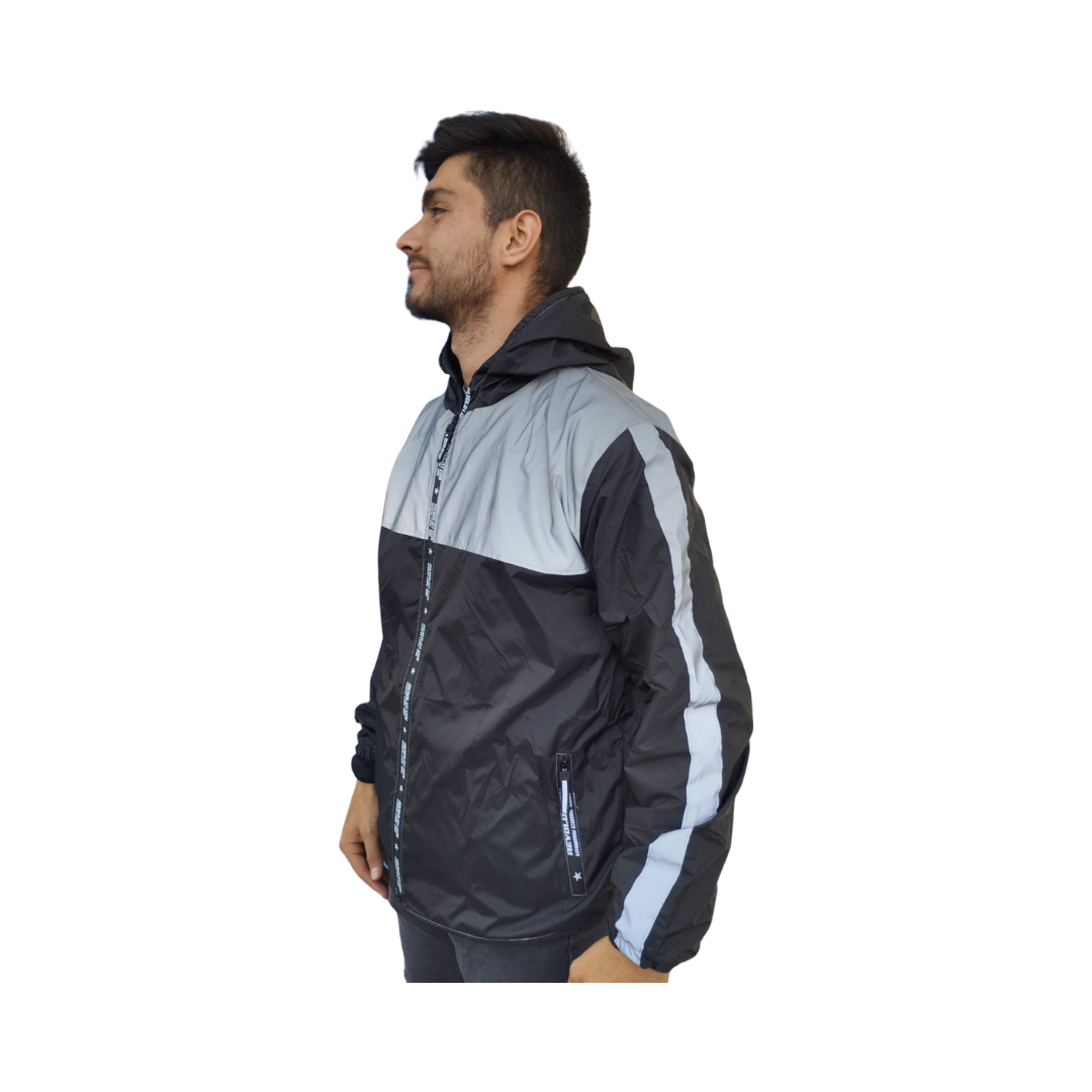 Chaqueta Rompeviento Reflectiva Bicolor