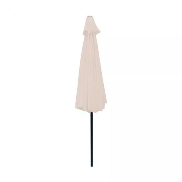 Sombrilla Sol 2.7m Manivela Playa Beige