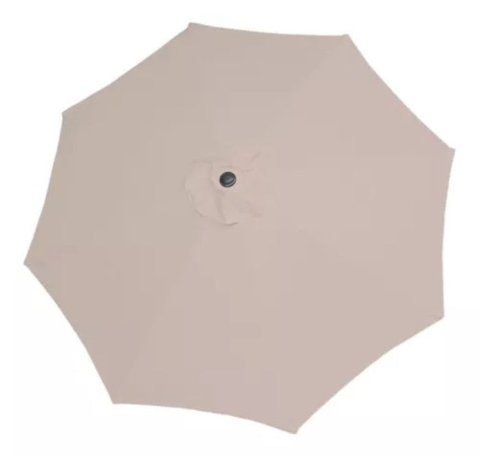 Sombrilla Sol 2.7m Manivela Playa Beige