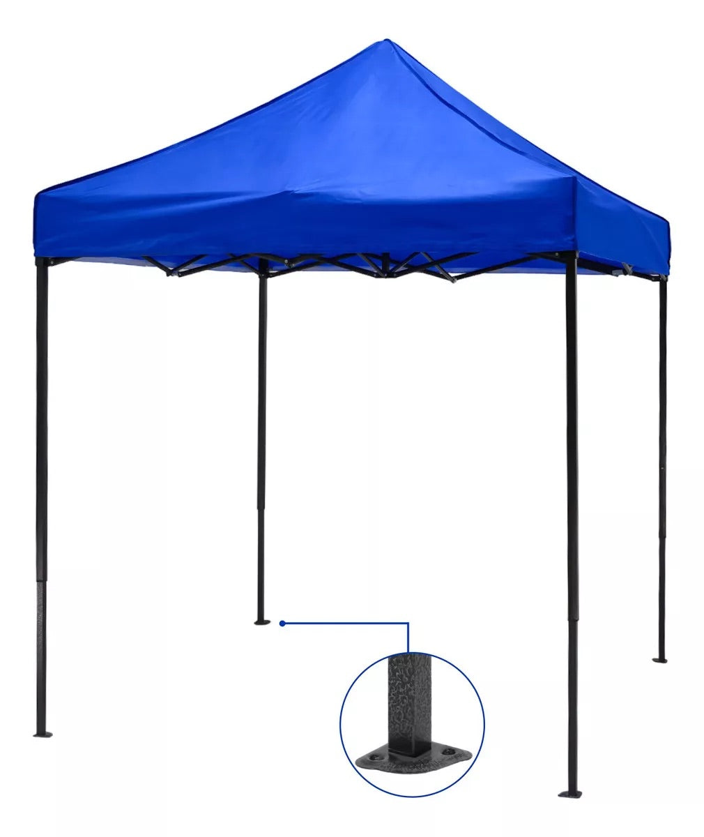 Carpa Toldo 2x2 Plegable Impermeable. Azul