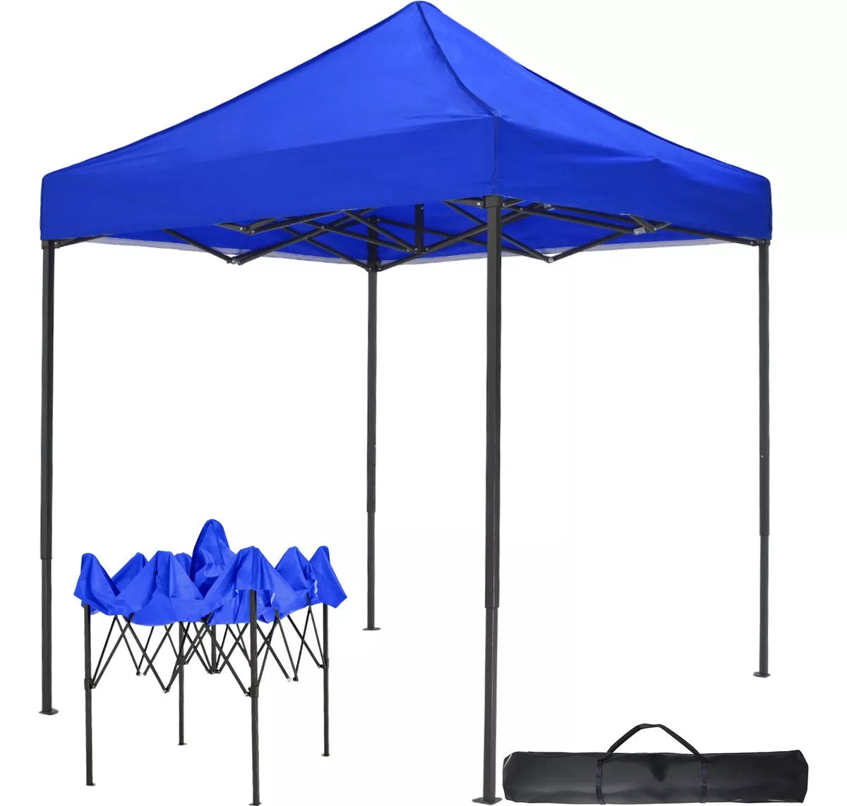 Carpa Toldo 2x2 Plegable Impermeable. Azul