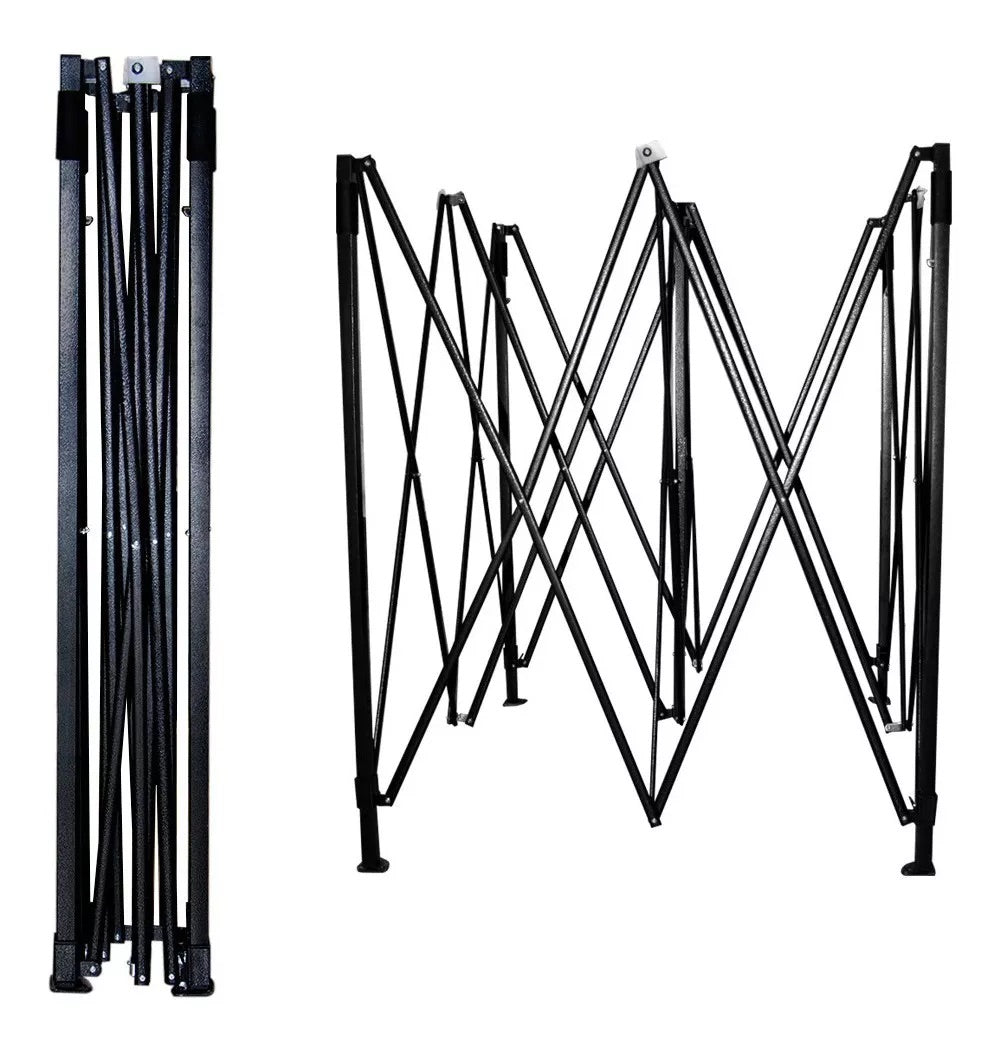 Carpa Toldo 3x3 Plegable, con Paredes Laterales