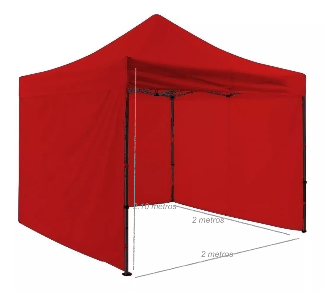 Toldo Carpa 2x2 Con Paredes Impermeable Plegable