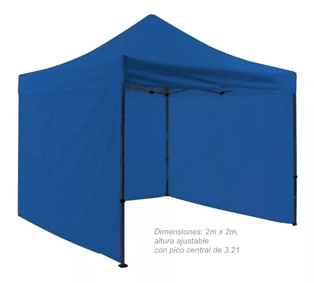 Toldo Carpa 2x2 Con Paredes Impermeable Plegable