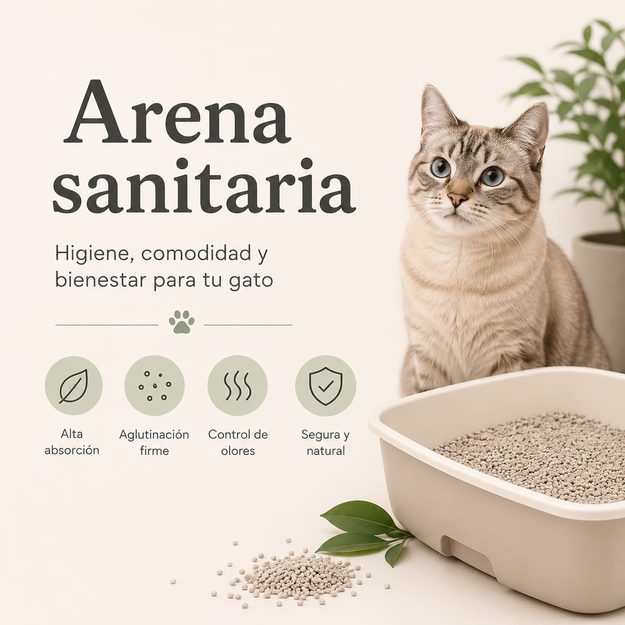 Arena Sanitaria Para Gatos