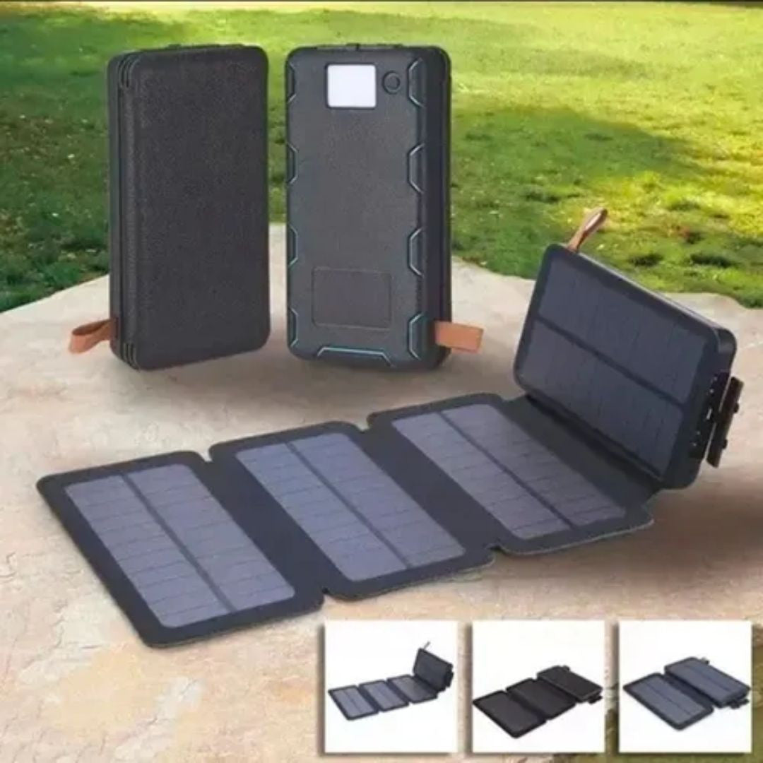 Power Bank Solar 20.000 Mah 4 Paneles