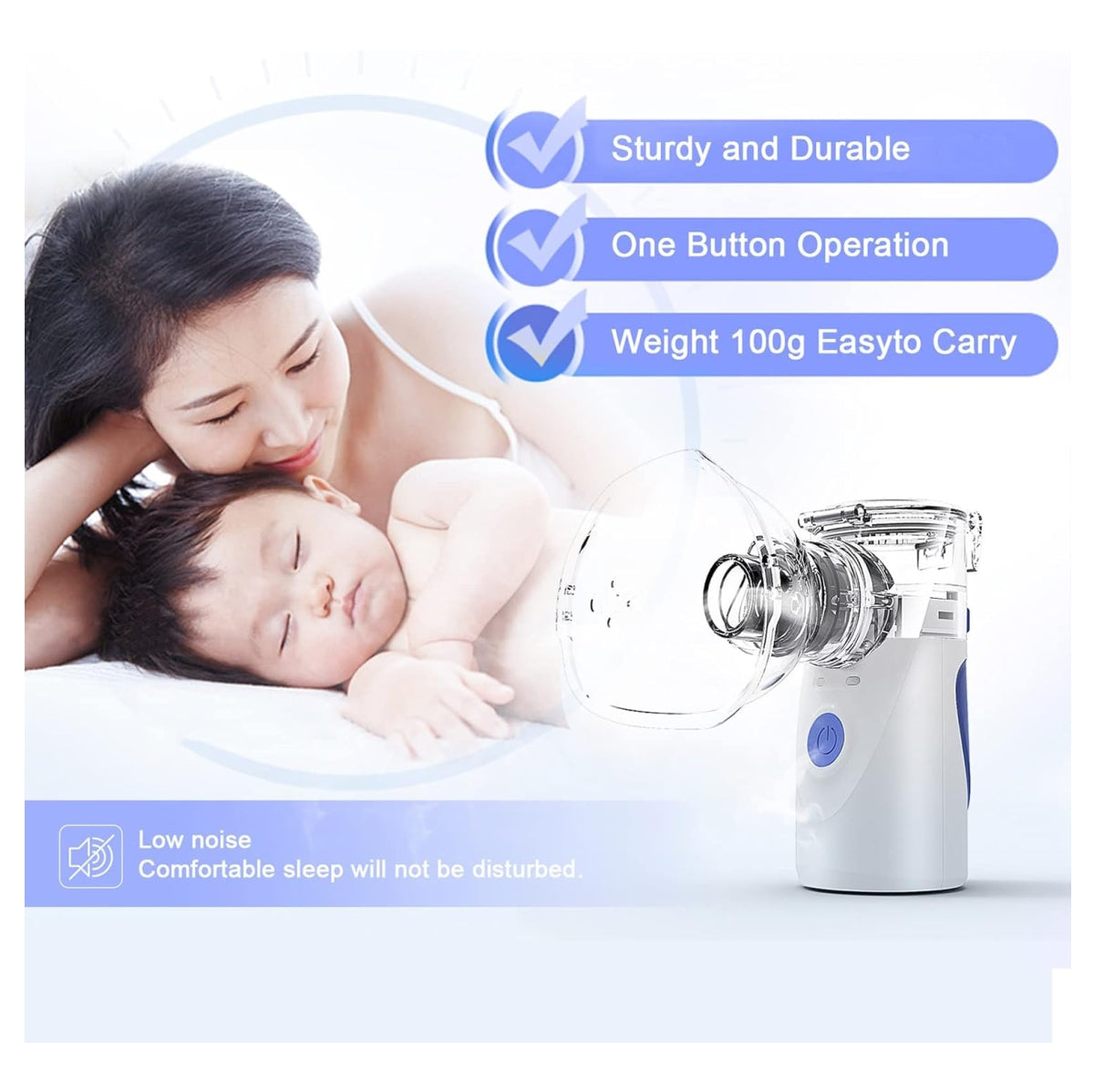 Inhalador nebulizador adultos y niños Asma